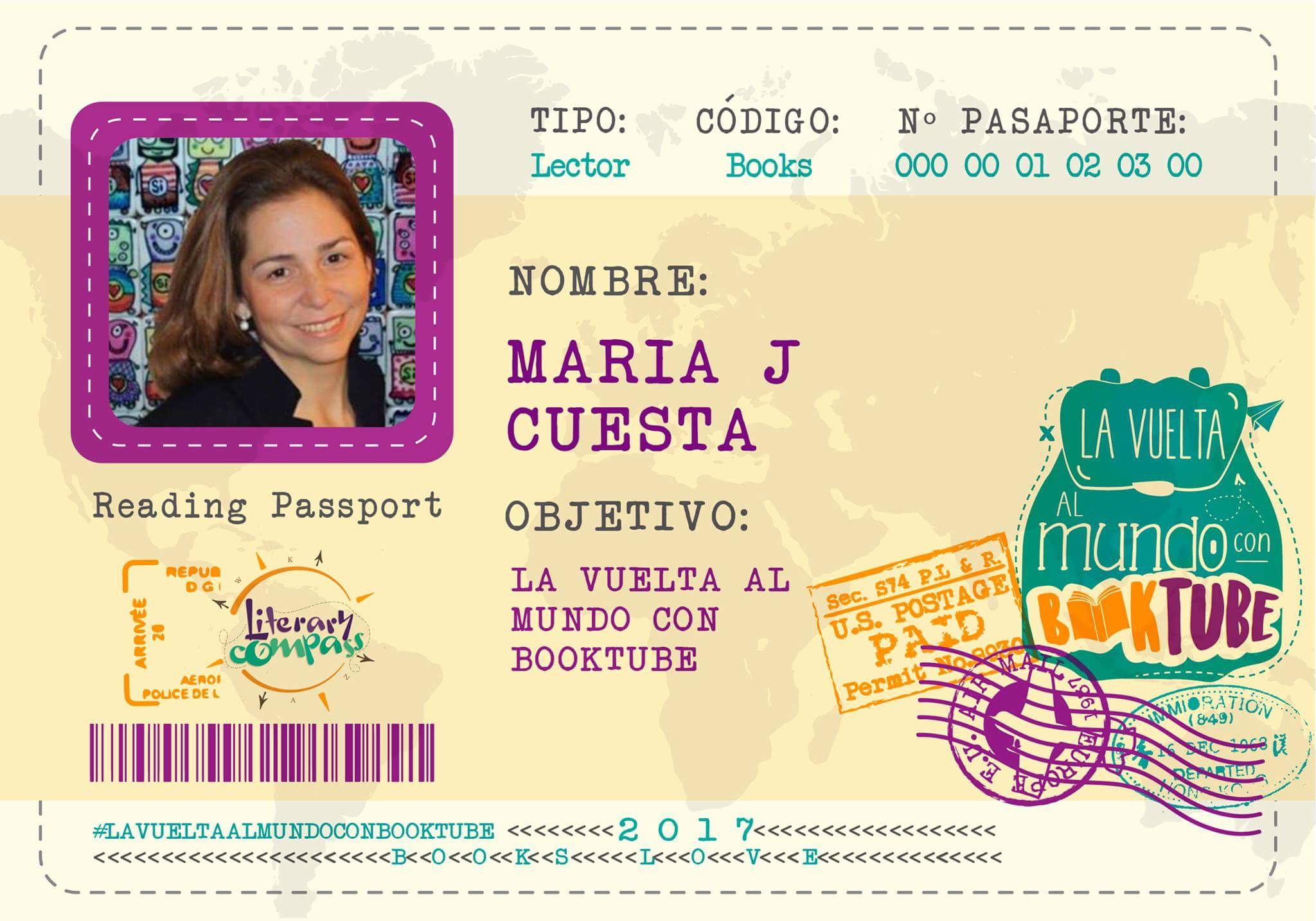 Pasaporte Maria J Cuesta - Booktube